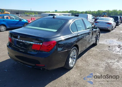 2010 BMW 750I xDrive из США, поврежденный, VIN WBAKC6C50ACL67892
